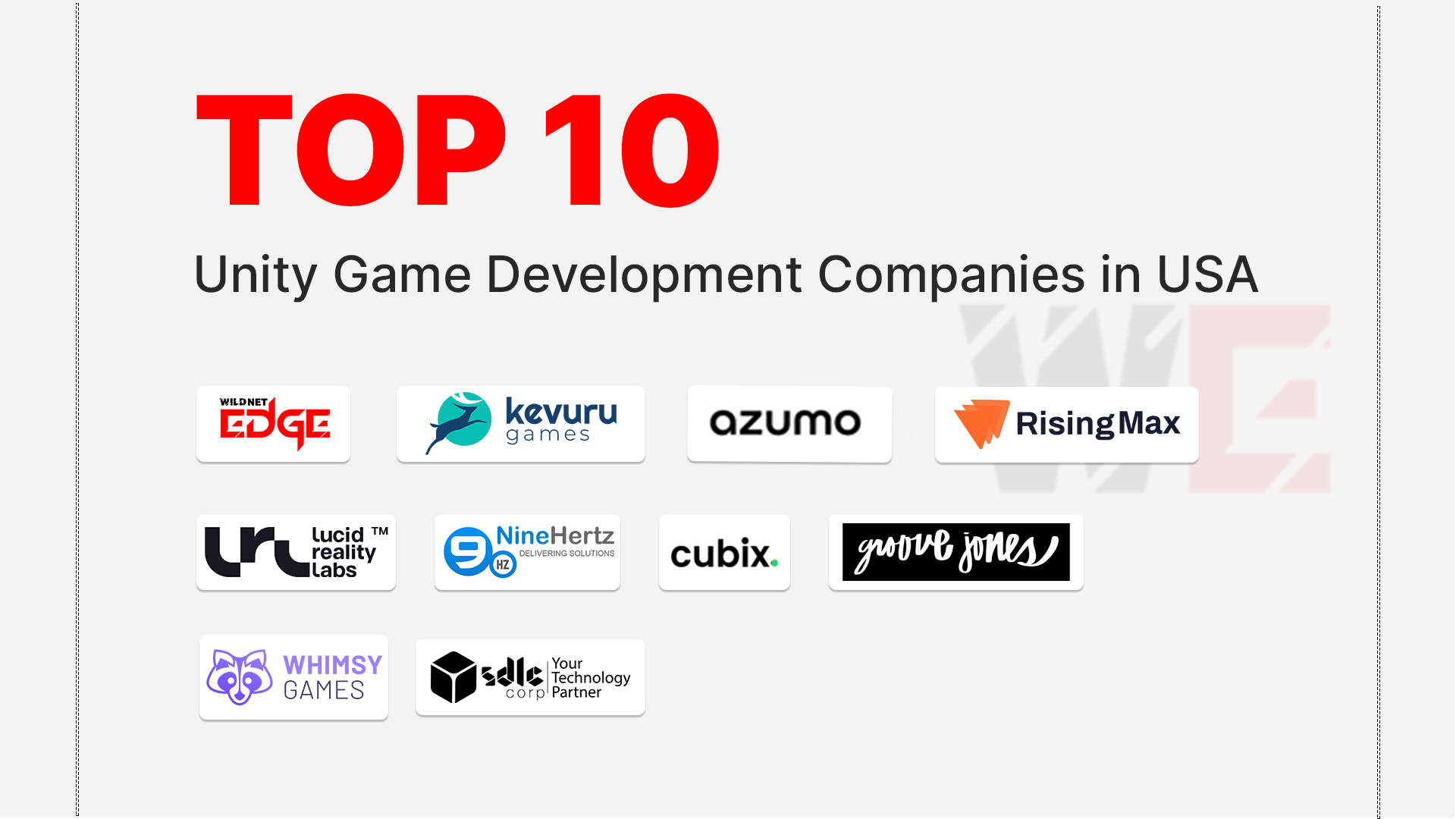 Top Unity Game Development Companies