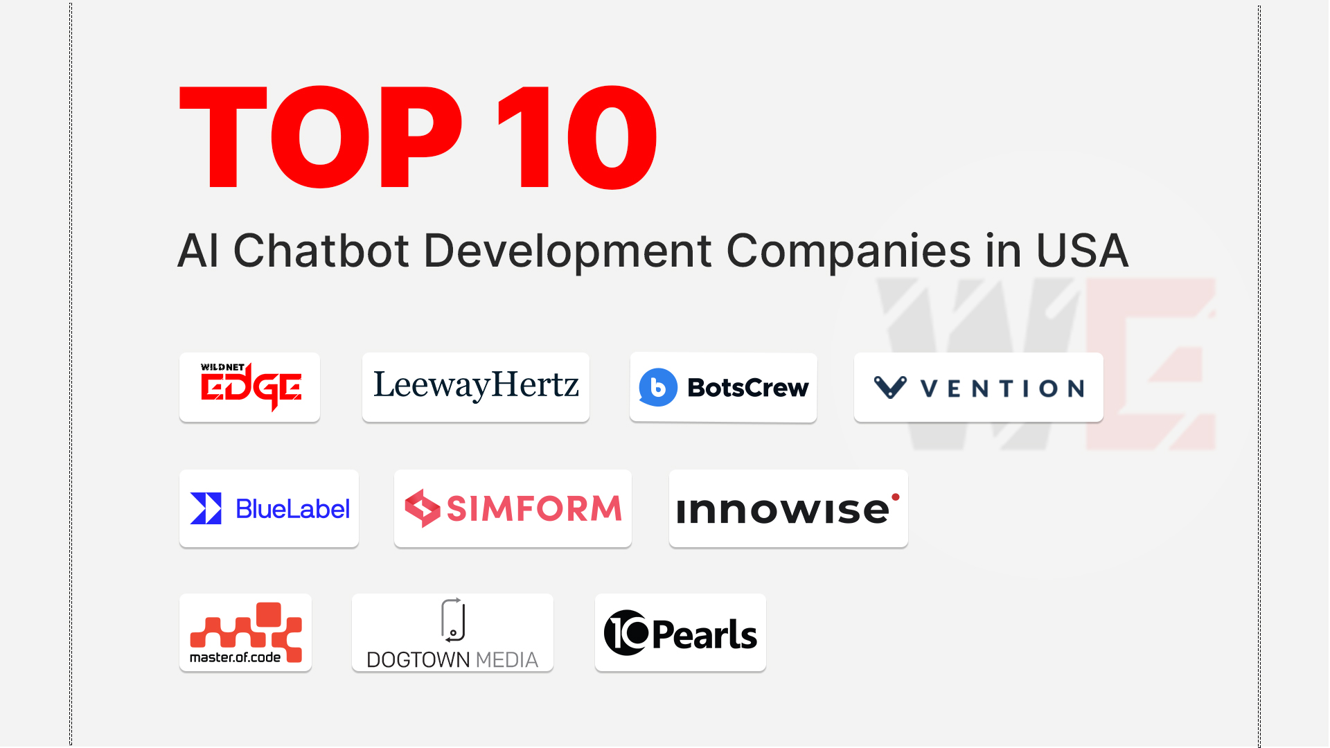 Top AI Chatbot Development Companies