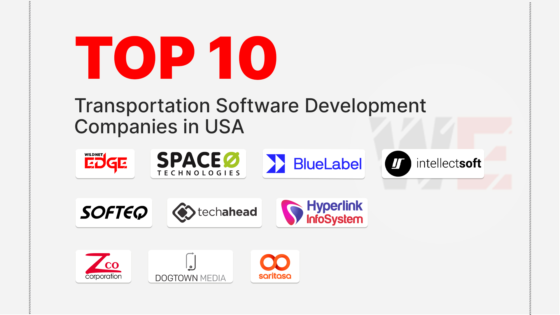 Top Transportation Software Development Companies