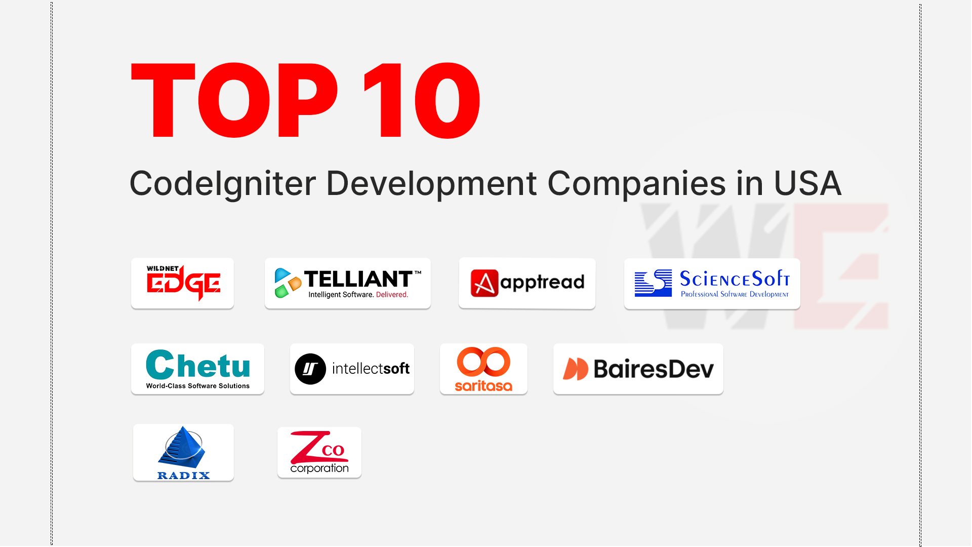 Top CodeIgniter Development Companies
