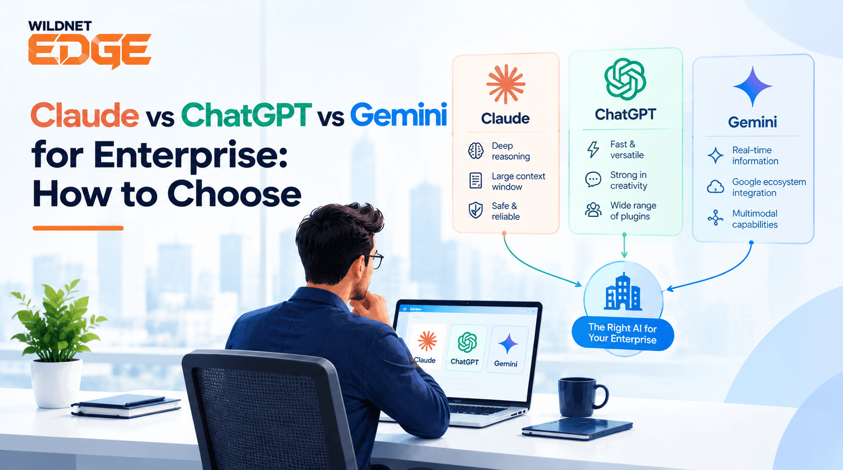 Claude vs ChatGPT vs Gemini for enterprise