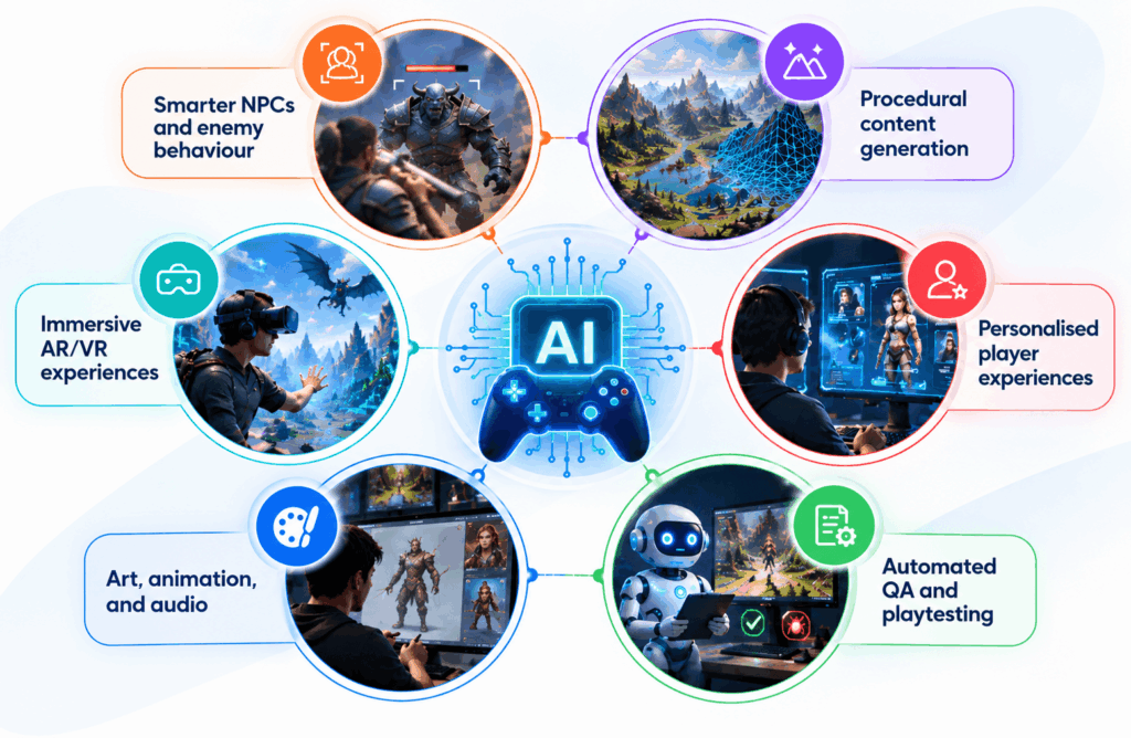 Key Applications of AI in the Gaming Industry